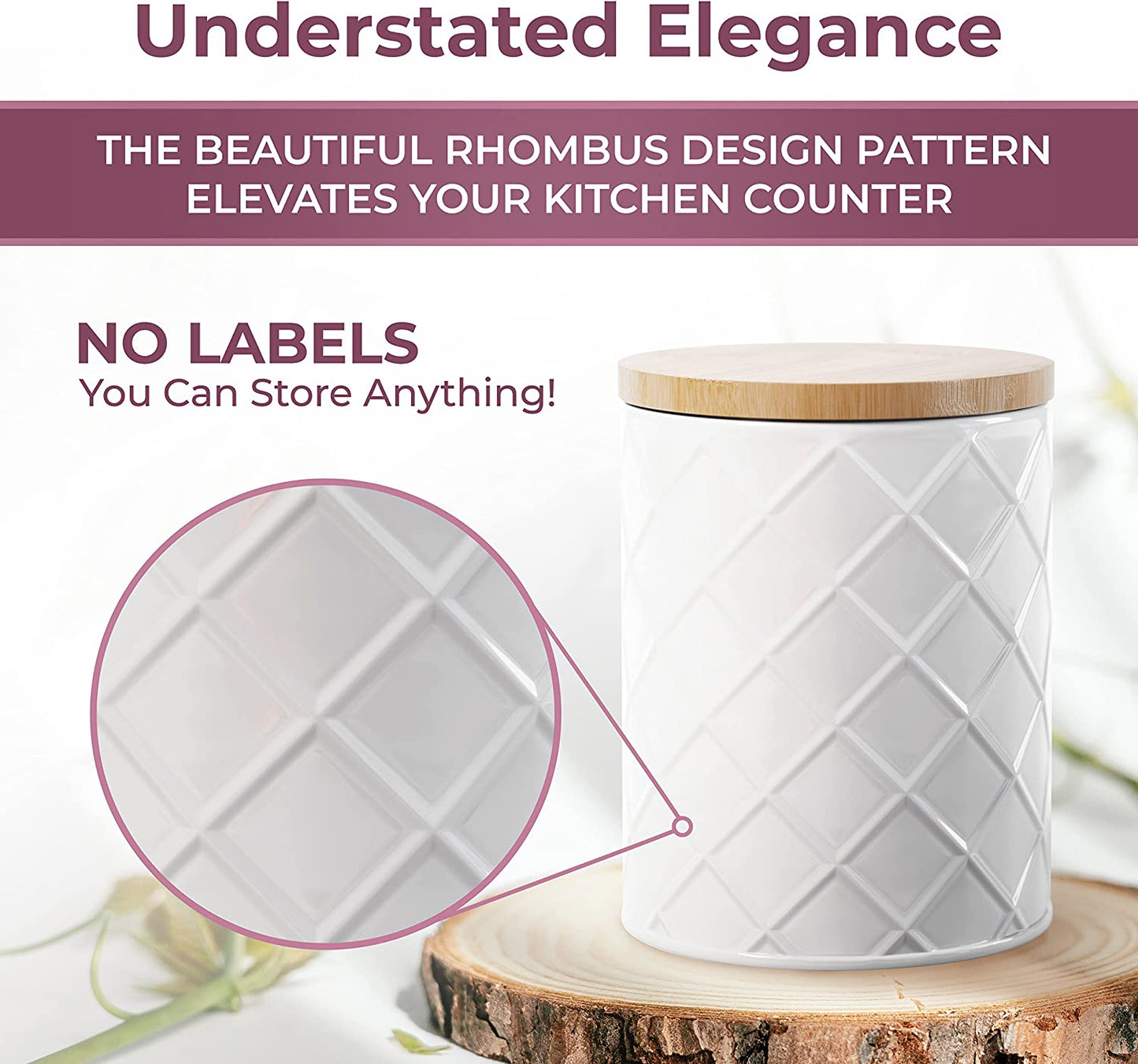Metal Kitchen Canister Set (Set of 4)